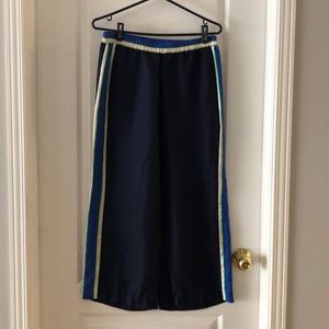Wide leg pajama style dress pants